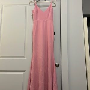 Lulus pink maxi dress. Size small.